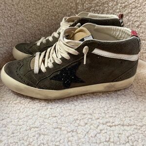 Mid star Golden Goose olive